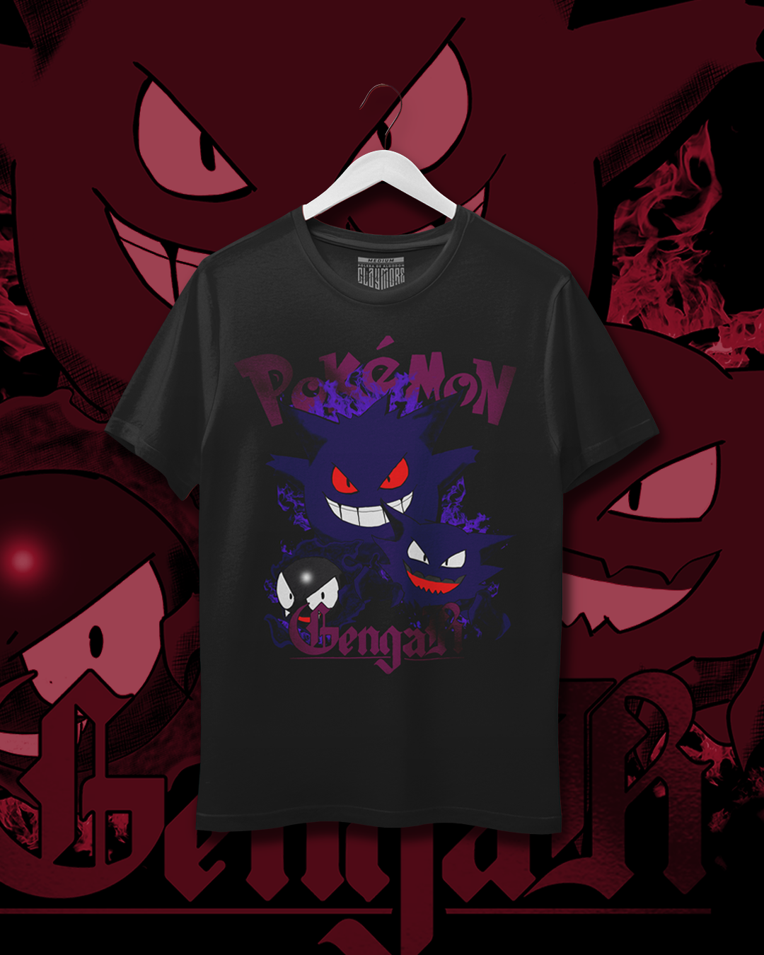 Polera Pokemon - Gengar