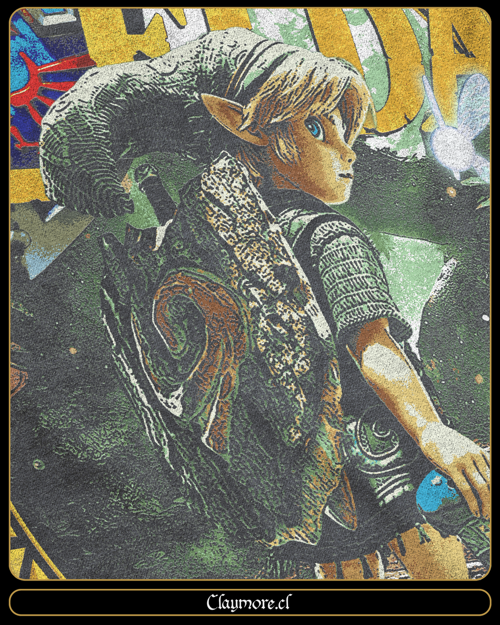 Polera de Zelda Ocarina of Time Remake 1
