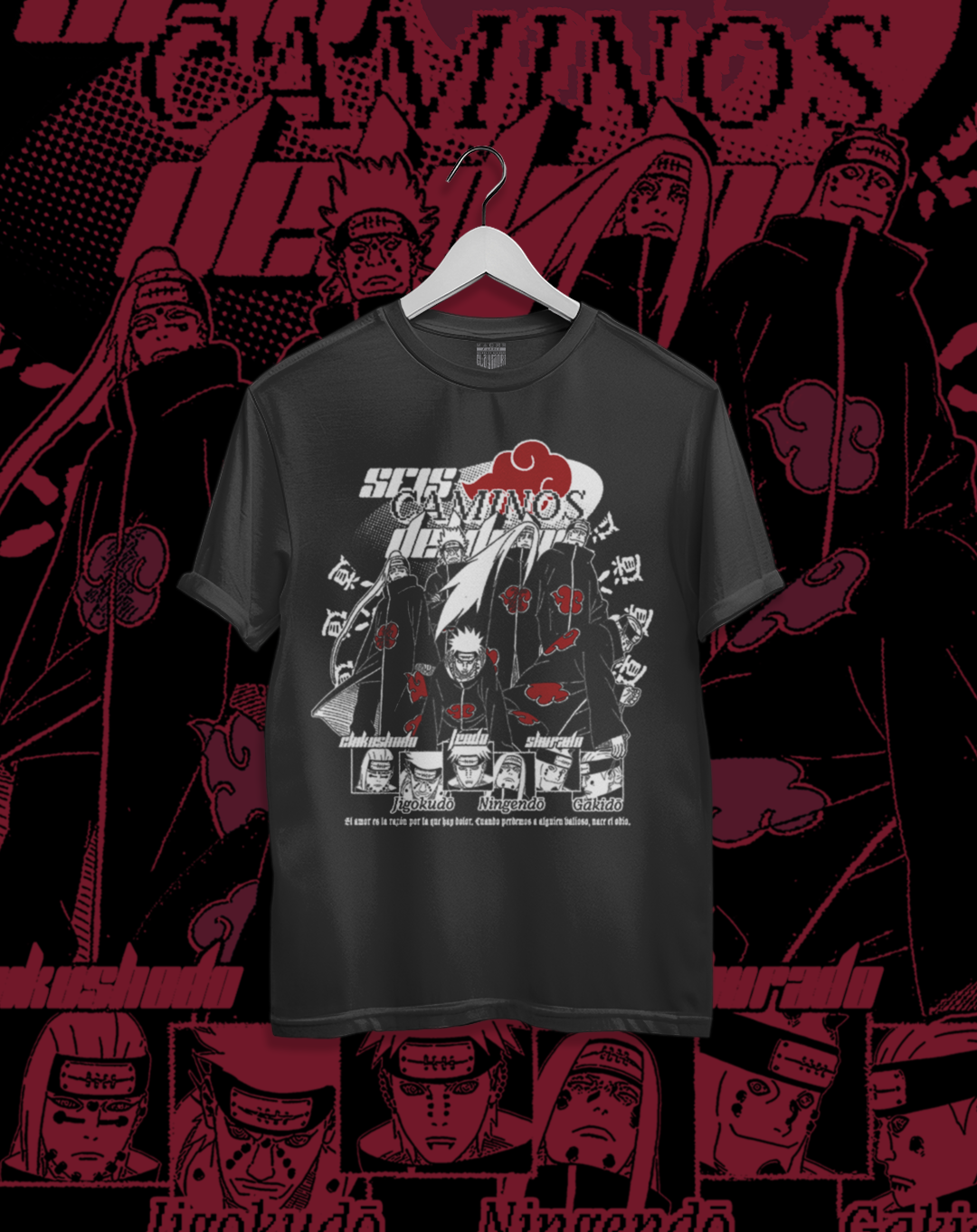 Polera Naruto - Seis Caminos del Dolor