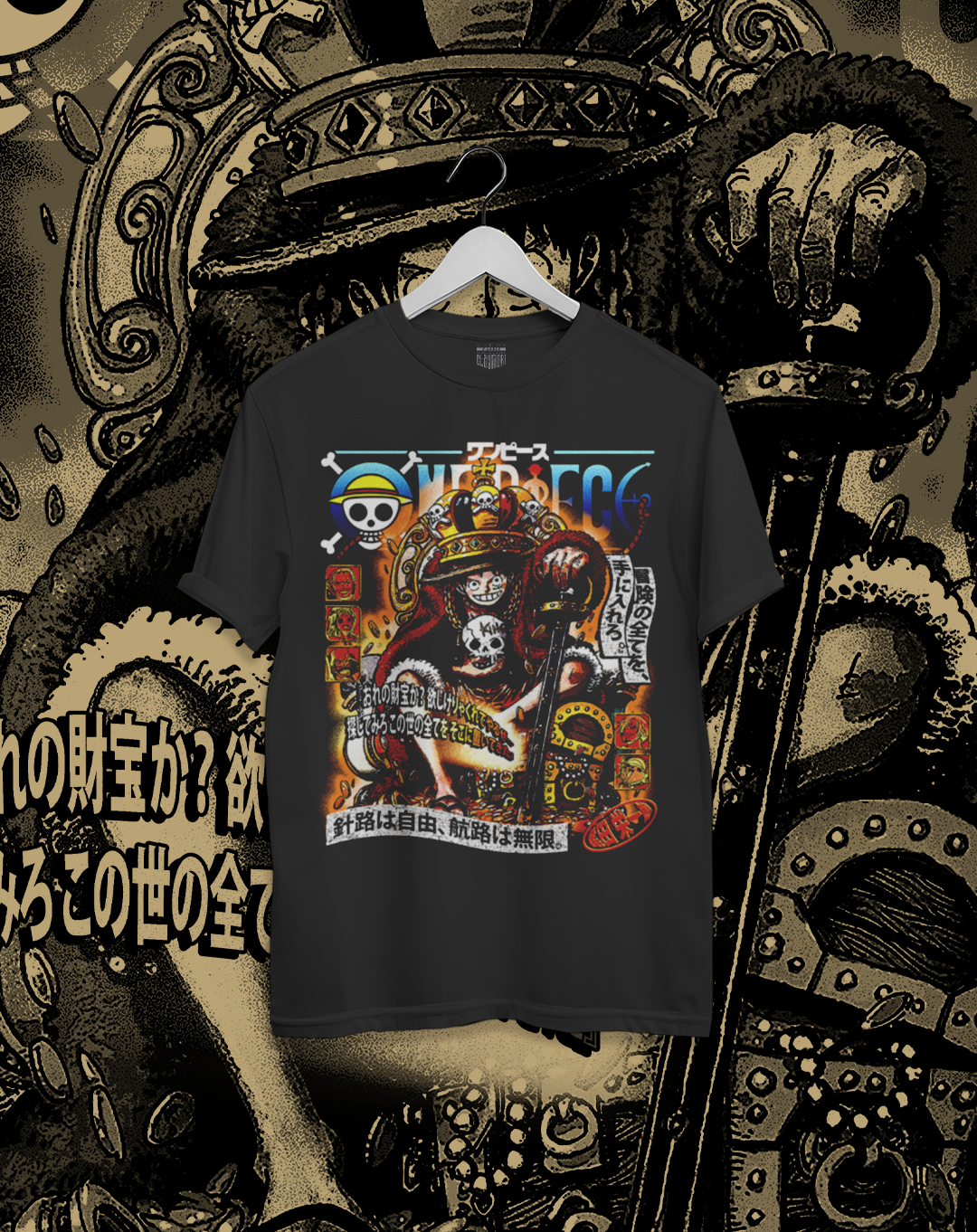 Polera One Piece - Monkey D Luffy Gold