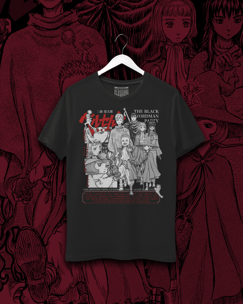 Polera Berserk - Banda del Espadachín Negro