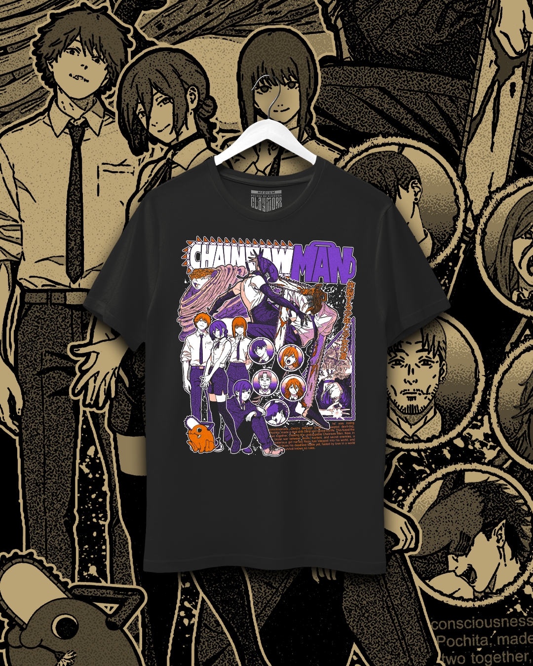 Polera Chainsaw Man - Arco de Reze