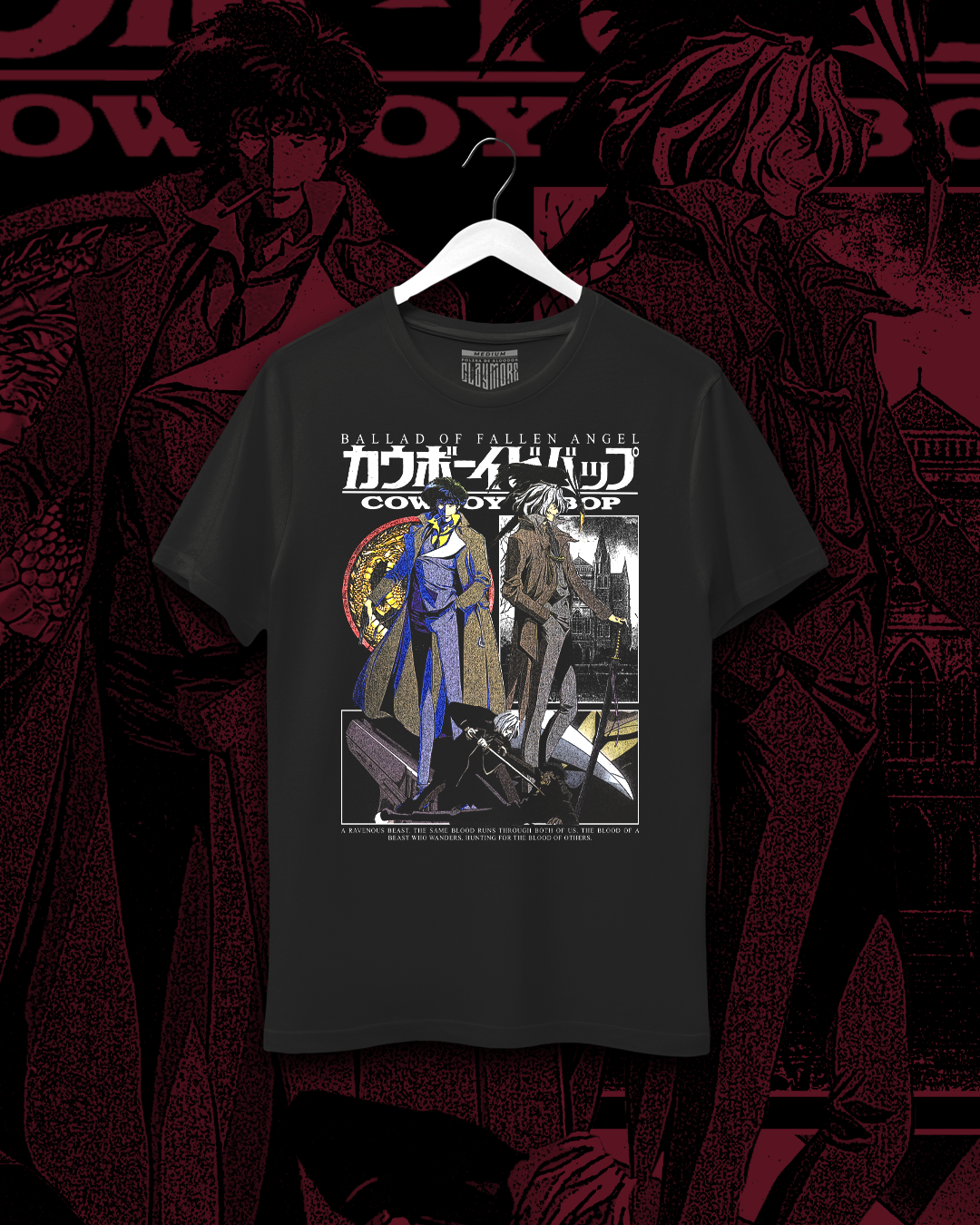 Polera Cowboy Bebop - La Balada de los Ángeles Caídos
