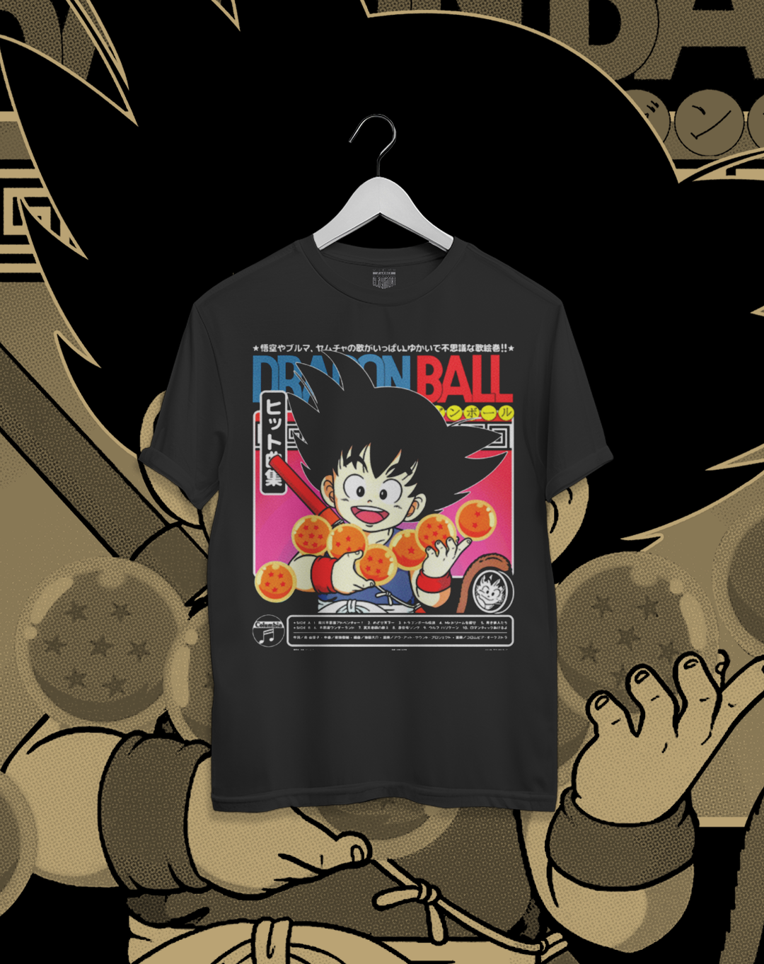 Polera Dragon Ball - Goku y Las Esferas del Dragón