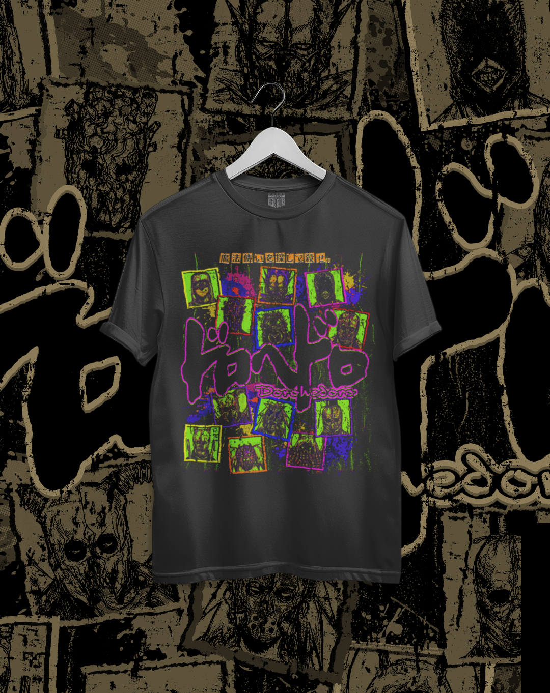 Polera Dorohedoro - Dorohedoro Máscaras