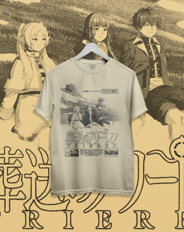 Polera Soso no Frieren - Un Lugar Favorito (BN)
