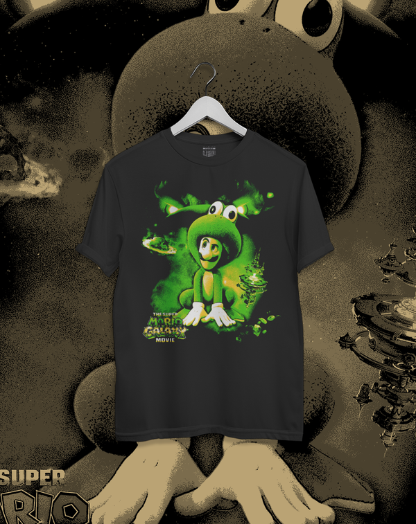 Polera The Super Mario Galaxy Movie - Luigi Frog