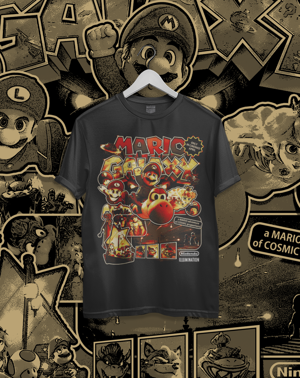 Polera The Super Mario Galaxy Movie- Super Mario Galaxy Pelicula
