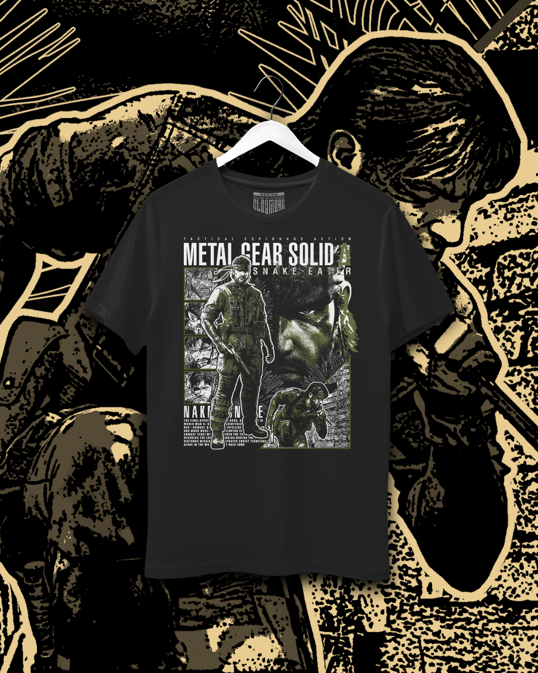 Polera Metal Gear Solid Snake Eater  - Naked Snake