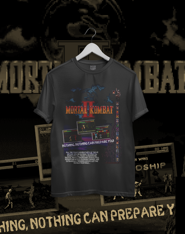 Polera Mortal Kombat II - MK II Torneo Outworld
