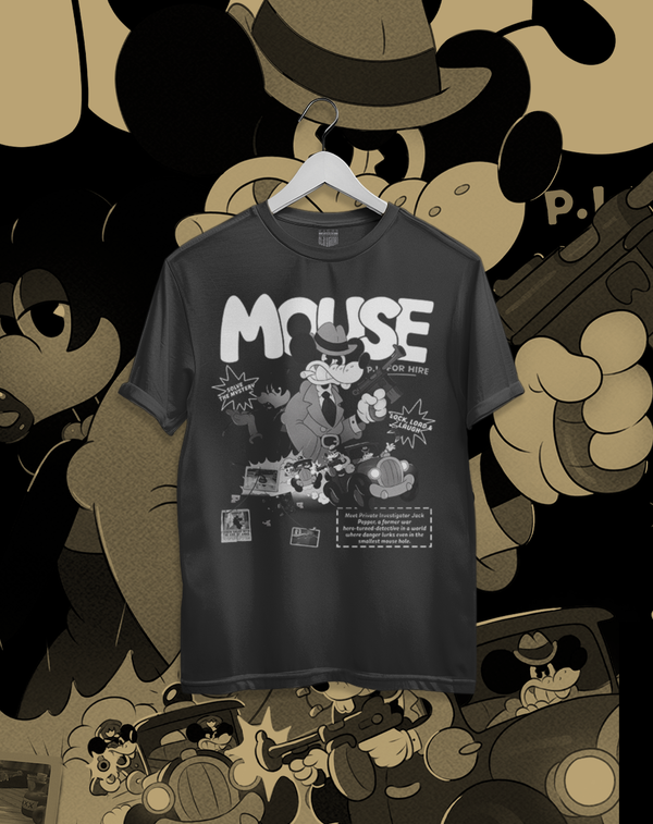 Polera Mouse P.I. for Hire - Mouse