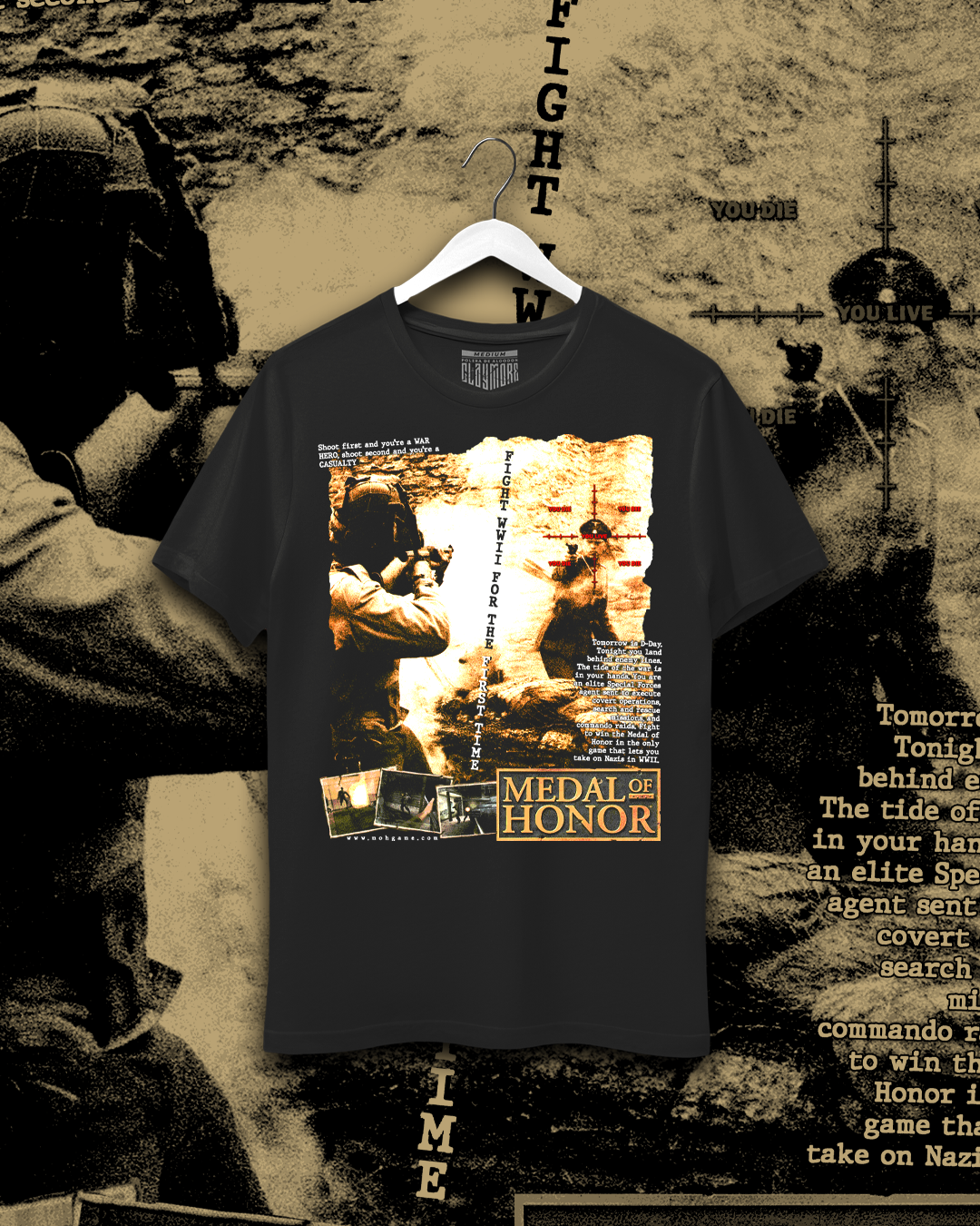 Polera Medal of Honor - Medal of Honor 1999