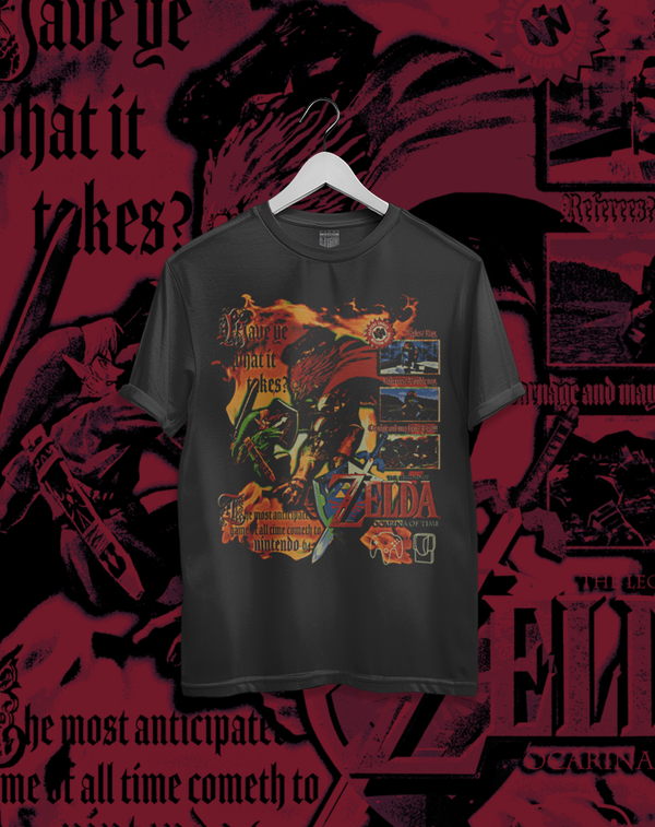 Polera The Legend of Zelda Ocarina of Time - Link vs Ganondorf