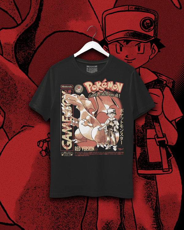 Polera Pokémon - Pokémon Rojo