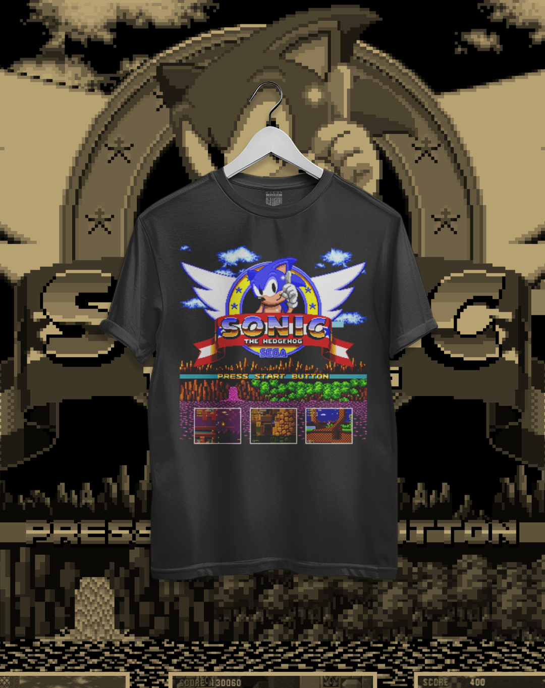 Polera Sonic - Sonic The Hedgehog Retro