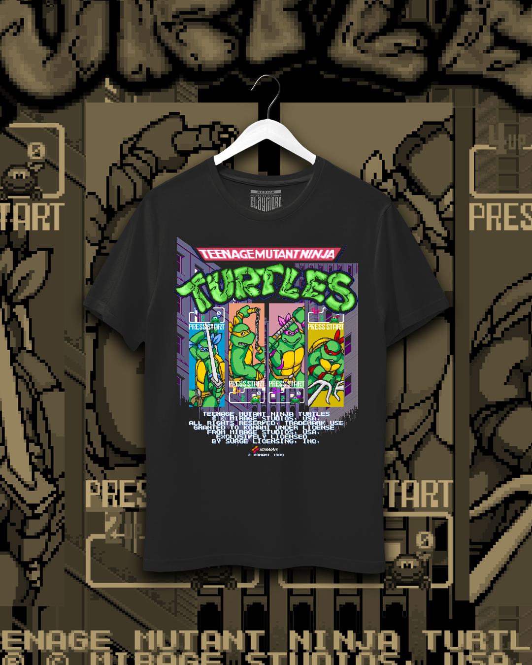 Polera Tortugas Ninja - Teenage Mutant Ninja Turtles Arcade