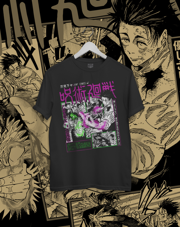 Polera Jujutsu Kaisen - Sendai Colony Yuta vs Ryu