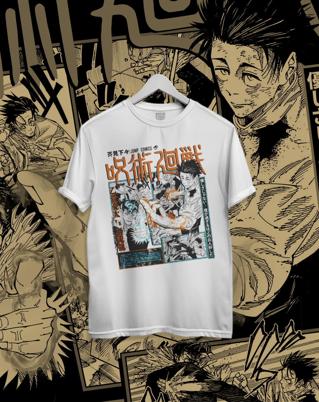 Polera Jujutsu Kaisen - Sendai Colony Yuta vs Ryu