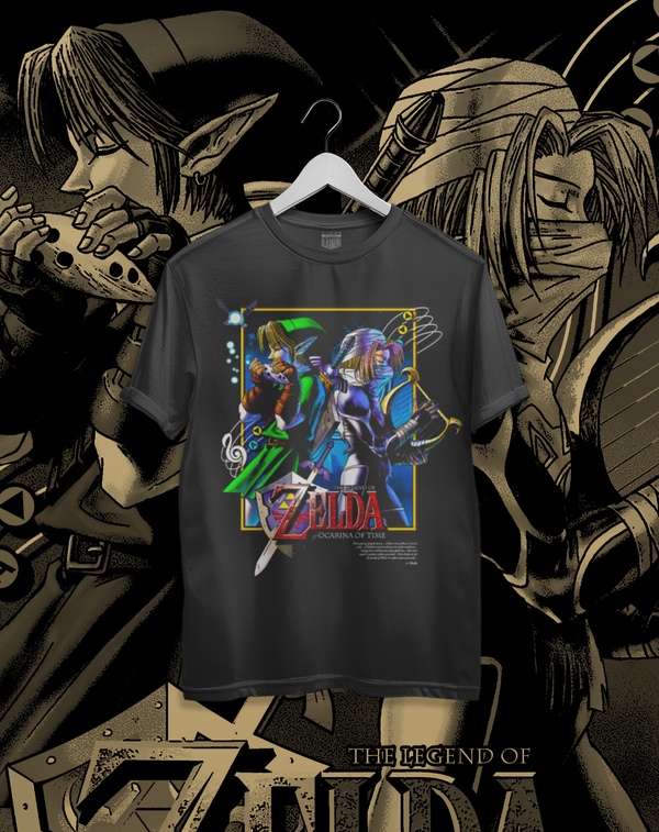 Polera The Legend of Zelda - Link & Sheik (Ocarina of Time)