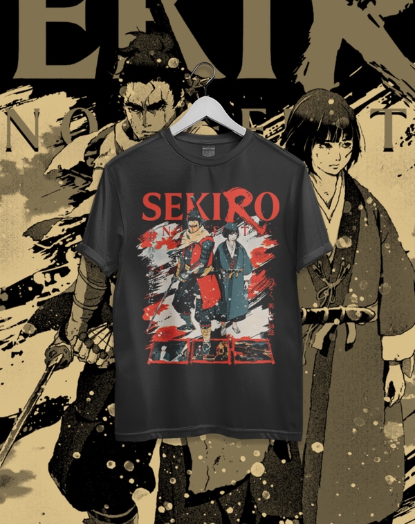 Polera Sekiro No Defeat - Wolf & Kuro