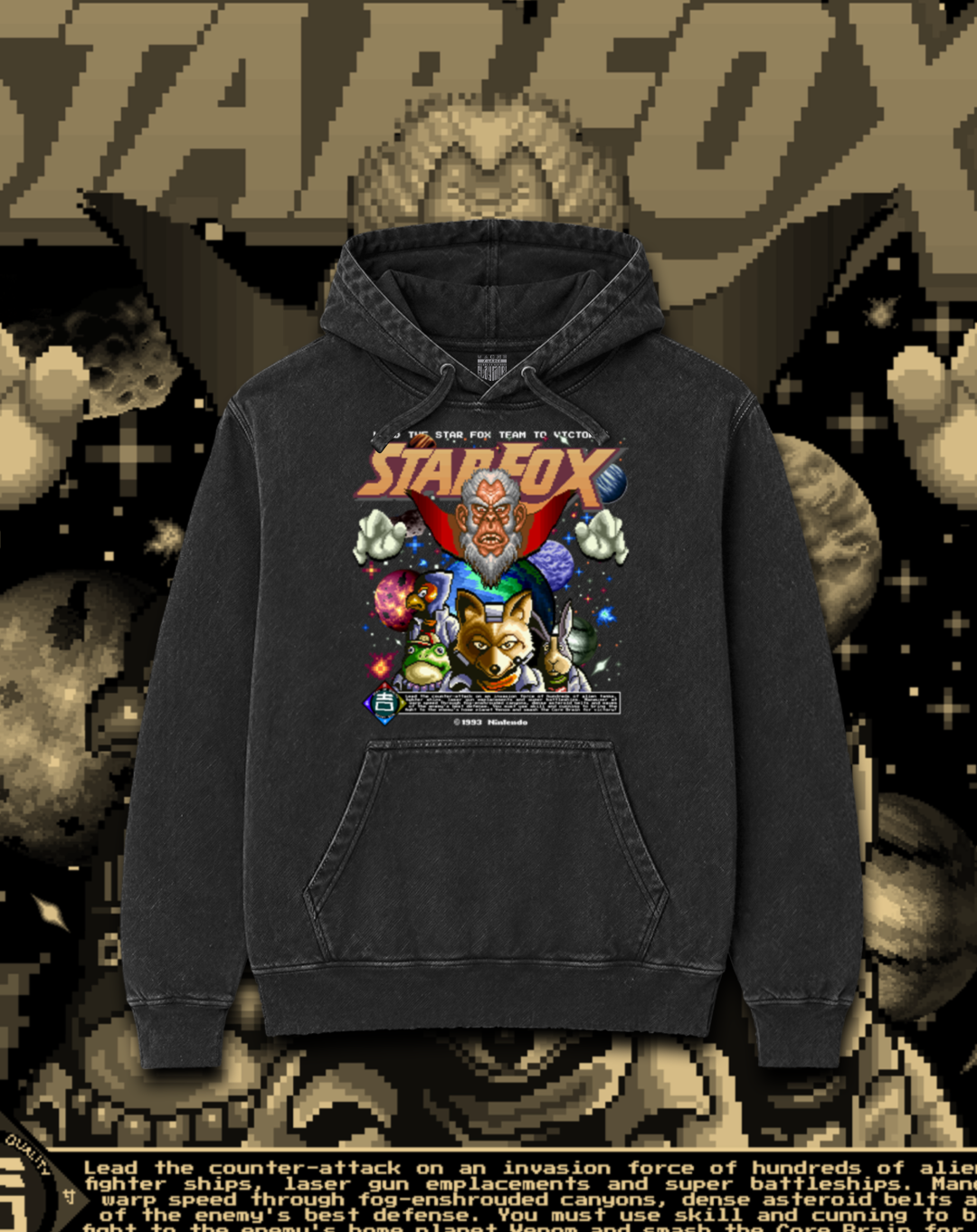 Polerón Star Fox - Star Fox Retro Pixel