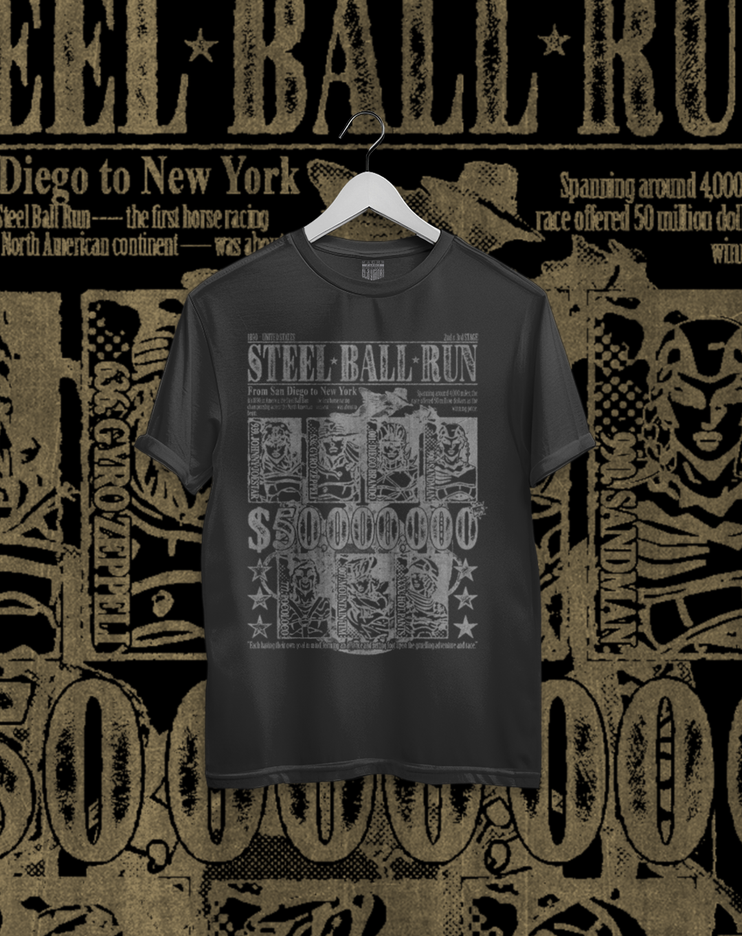 Polera JoJo Steel Ball Run - Steel Ball Run Competidores