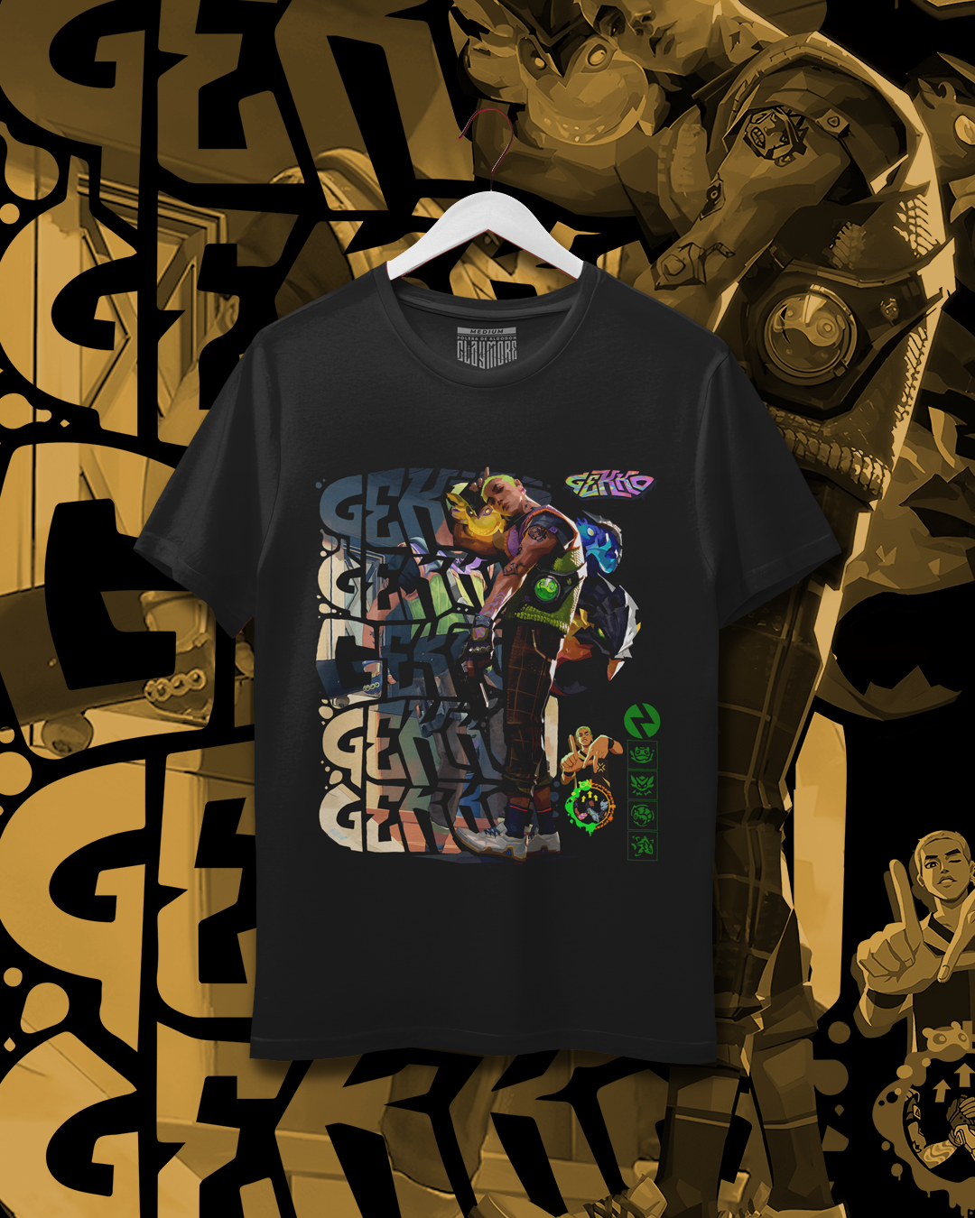 Polera Valorant - Gekko