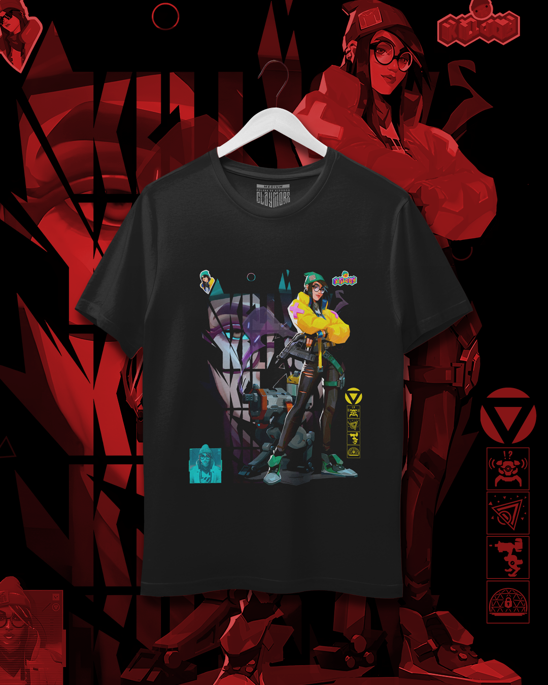 Polera Valorant - Killjoy