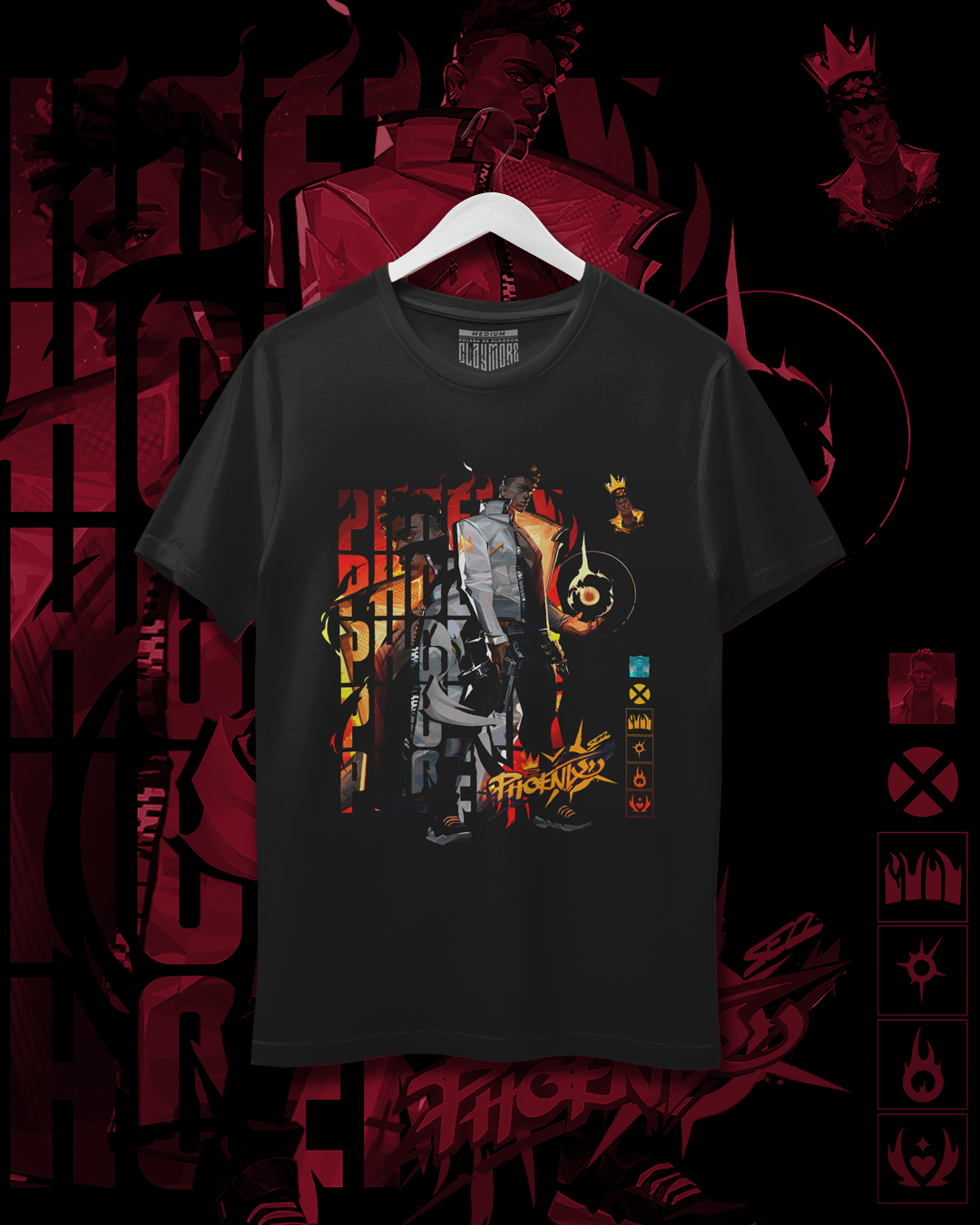 Polera Valorant - Phoenix