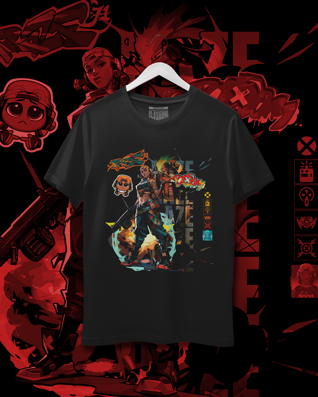 Polera Valorant - Raze