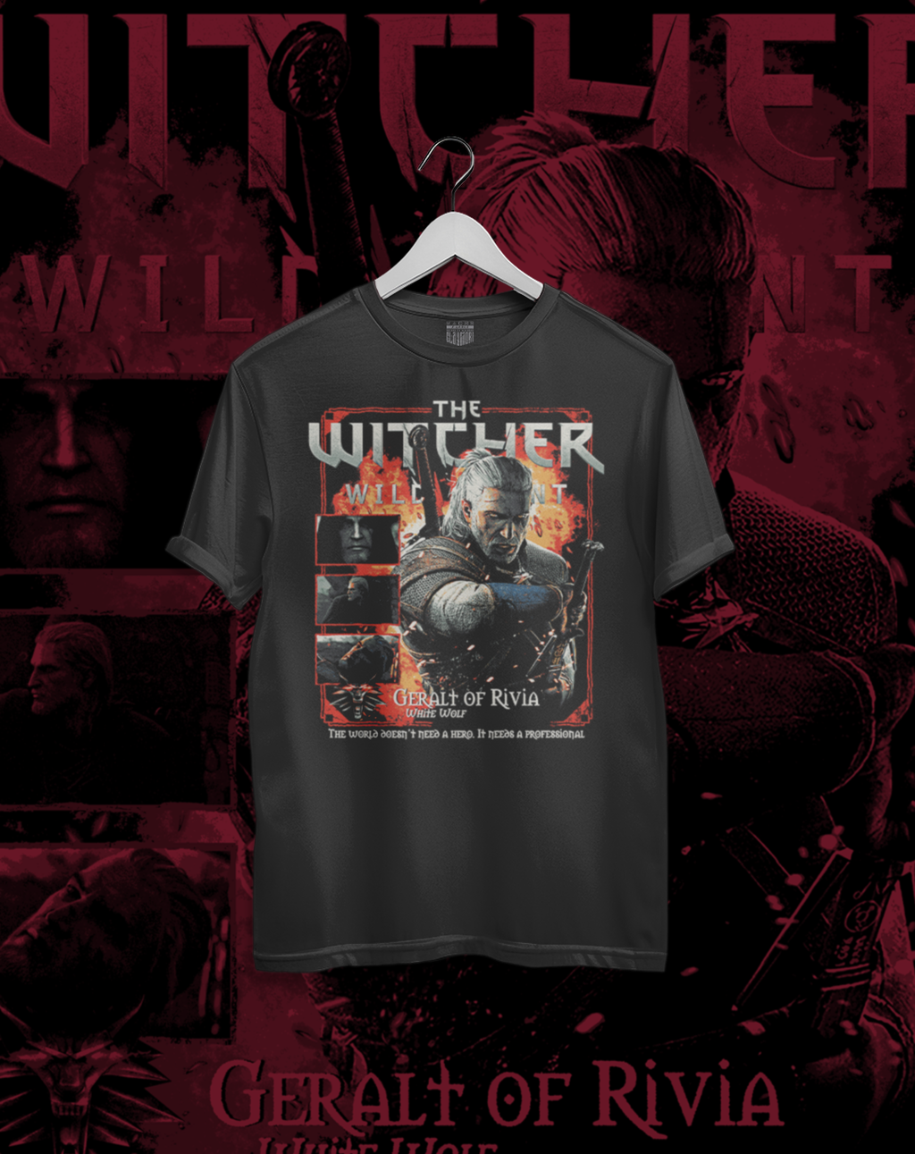 Polera de The Witcher 3 - Geralt de Rivia