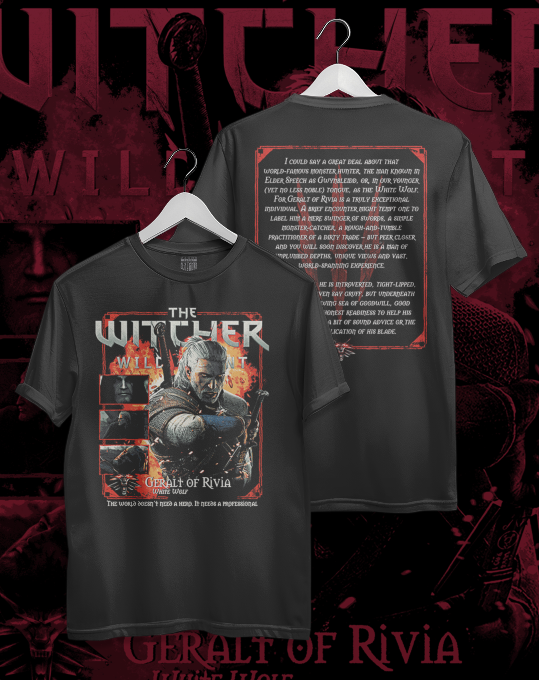 Polera de The Witcher 3 - Geralt de Rivia
