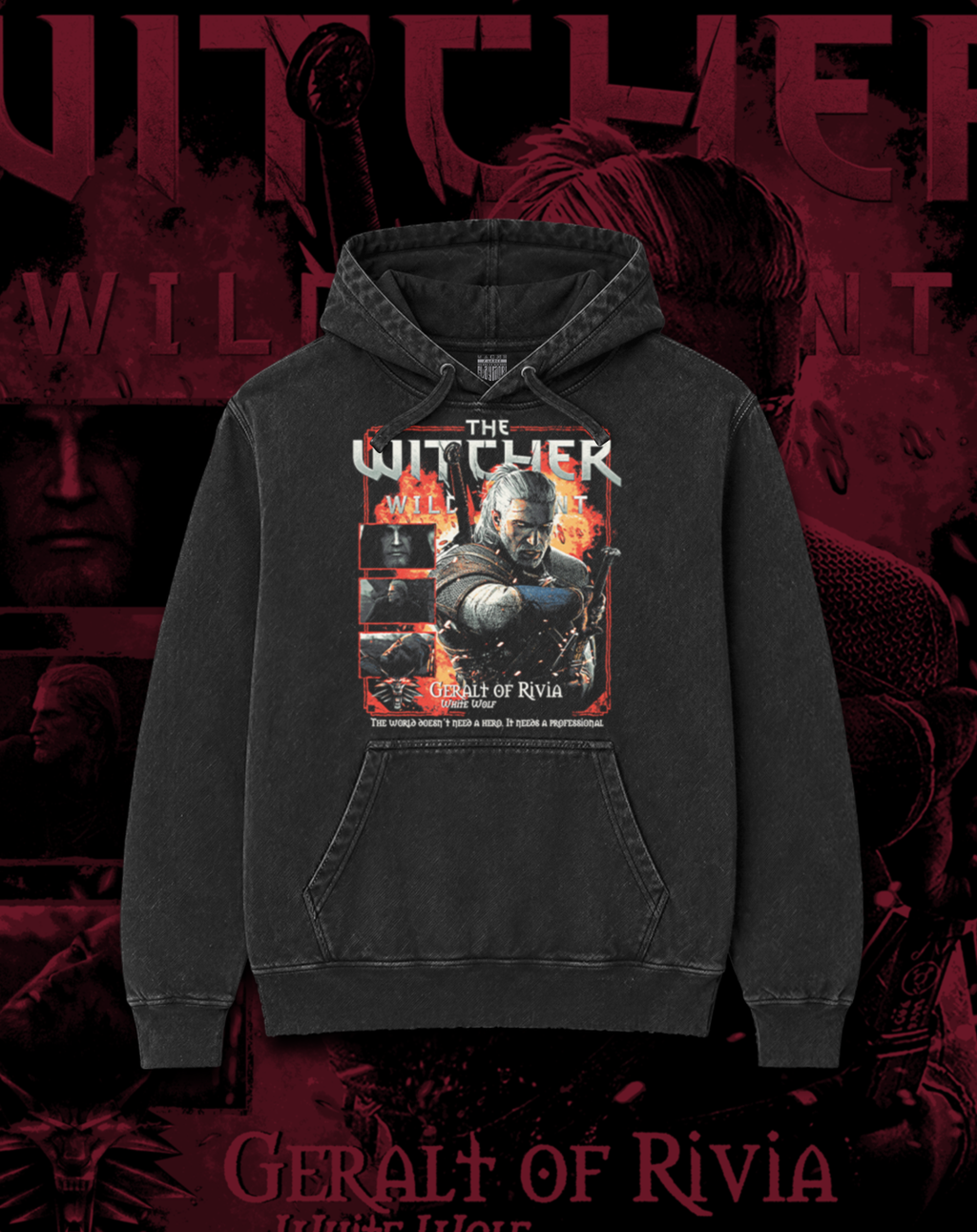 Polerón de The Witcher 3 - Geralt de Rivia