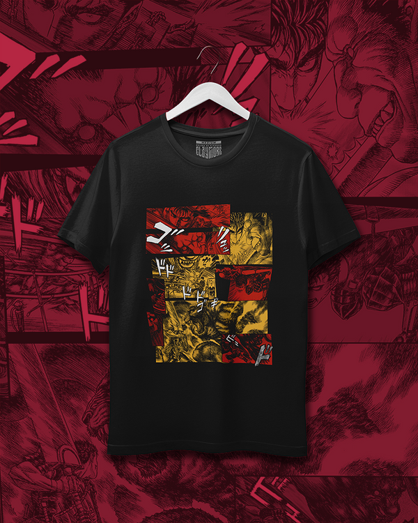 Polera Berserk - Guts vs Zodd