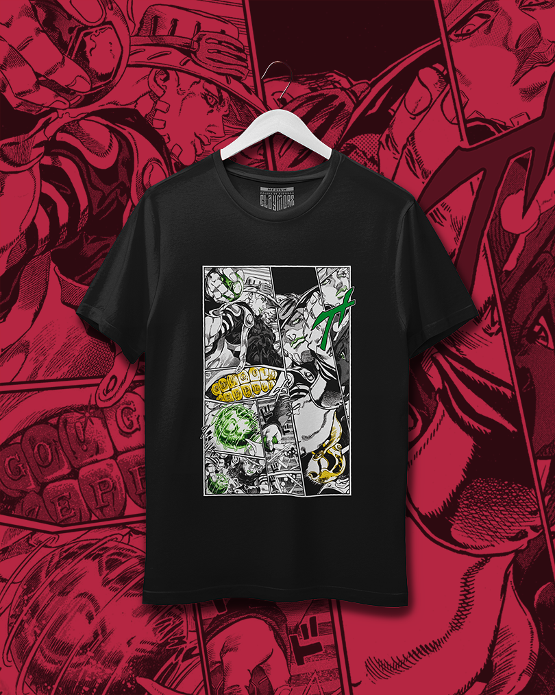 Polera Jojo Steel Ball Run - Gyro Zeppeli
