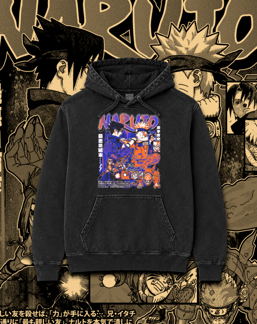 Polerón Naruto - Naruto vs Sasuke