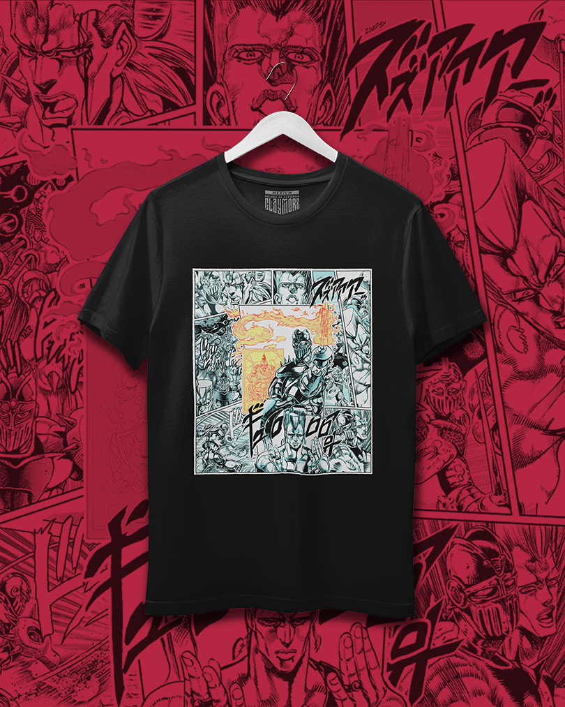 Polera Jojo Stardust Crusaders - Jean Pierre Polnareff & Silver Chariot