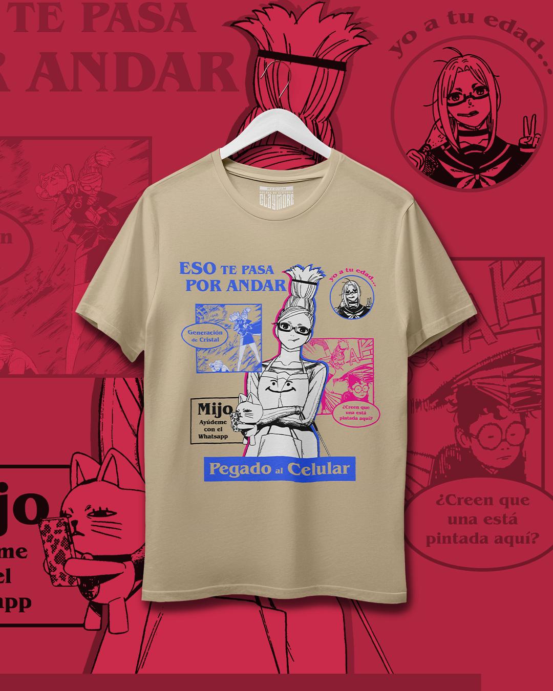 Polera DanDaDan - Abuela Seiko